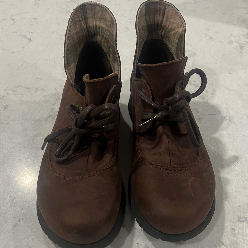 Born Dark Brown Ankle Booties